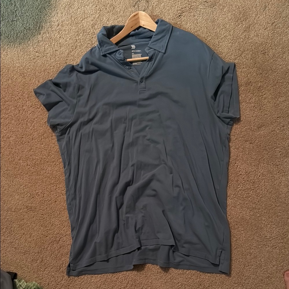 Grey blue Polo Shirt